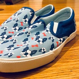 Bucket Feet French Bulldog Slides NWT